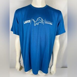 Detroit Lions Blue dri-fit Nike Tshirt XXL